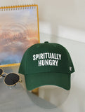 Spiritually Hungry Baseball Cap Hat (Dark Green)