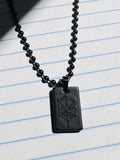 Nano Zohar Necklace - Black Silicon