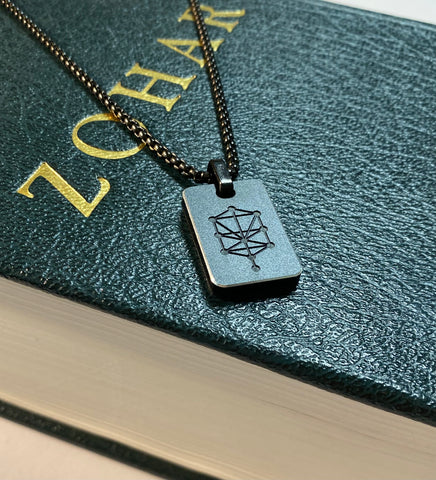 Nano Zohar Necklace - Full 23 Volume Aramaic Zohar Nano Inscribed