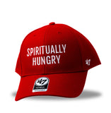 Spiritually Hungry Baseball Cap Hat (Red)