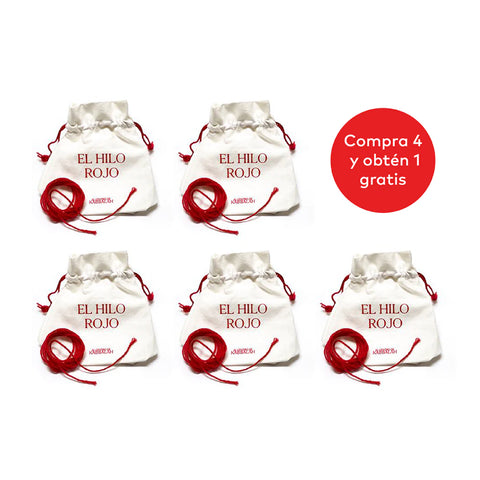 El Hilo Rojo - Compra 4 y Obtén 1 Gratis I The Red String Pouch Special Buy 4 Get 1 Free (Spanish)