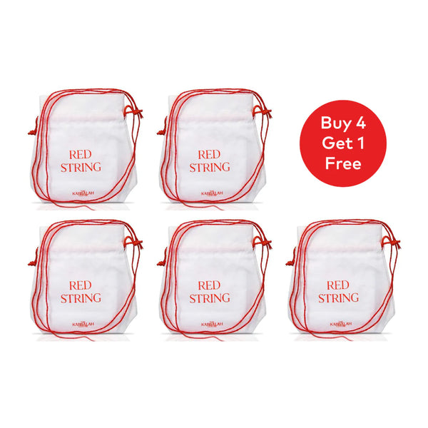 Red String Pouch Special Buy 4 Get 1 Free (English) – The Kabbalah ...
